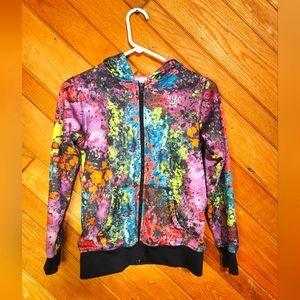 Nike kids large splatter print hoodie